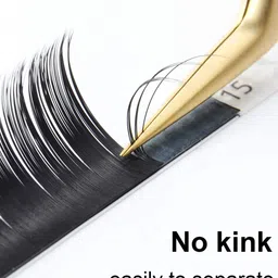NAGARAKU Premium Classic Synthetics 16 Rows Tray 7-15mm False Eyelash Extensions - Curl LC image 4