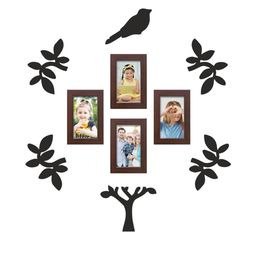 RANDOM Set Of 4 Solid Family Bird Tree Collage Photo Frames image 2
