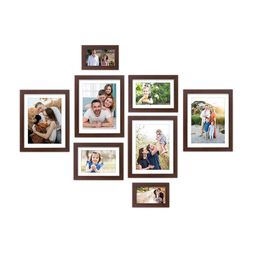 RANDOM Set Of 8 White Solid Individual Photo Frames image 2