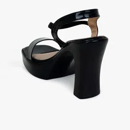 Glitzy Galz Solid Block Heels image 3