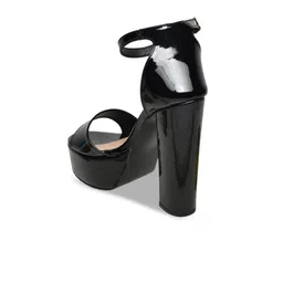 Flat n Heels Ankle Looped Platform Heels image 3