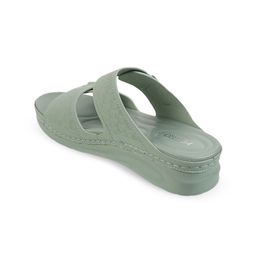 Metro Textured Open Toe Comfort Heels image 3