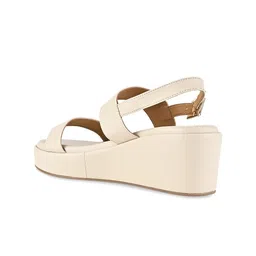 CAI Open Toe Platfrom Heels with Buckles image 4