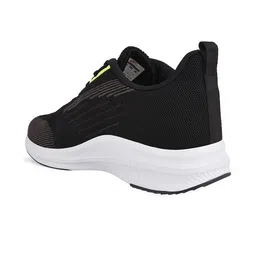 Campus Men Black Mesh Running Shoes image 5