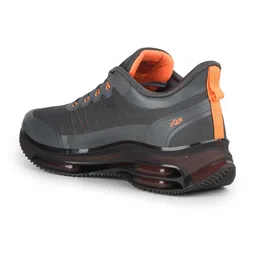JQR Men JQR MAX Grey Mesh Running Non-Marking Shoes image 5