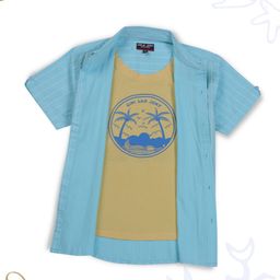 Gini and Jony Boys Vertical Striped Cotton Casual Shirt-picture-43