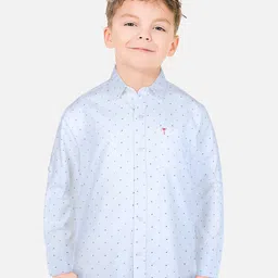 Palm Tree Boys Conversational Printed Cotton Casual Shirt-image-99
