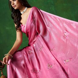 Sangria Women Embellished Beads and Stones Party Saree-picture-20