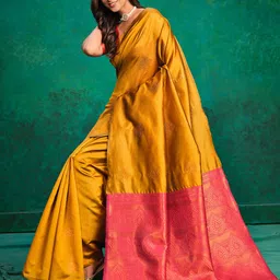 Sangria Ethnic Motifs Woven Design Saree-picture-3