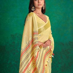 Sangria Geometric Woven Design Saree-26