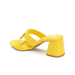 ELLE Embellished Open Toe Block Heels image 5