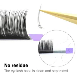 NAGARAKU Premium Classic Matte Black 16 Rows Synthetic Eyelash Extensions - Curl D image 5