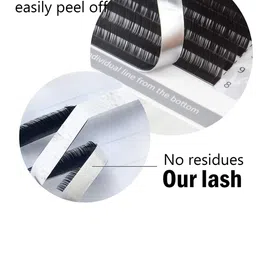 NAGARAKU Premium Classic 16 Rows Tray 7-15mm False Eyelash Extensions - Curl-LD 0.10 image 3