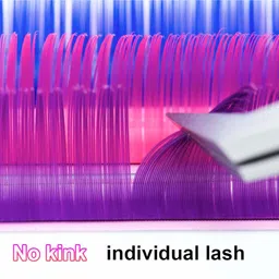 NAGARAKU Individual Colored Eyelash Extensions - Curl B image 4