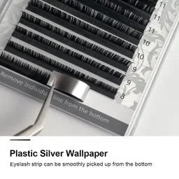 NAGARAKU Premium Classic 16 Rows Tray 7-15mm False Eyelash Extensions - Curl-D 0.03 image 3