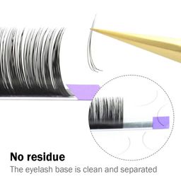 NAGARAKU Premium Classic Matte Black 16 Rows Synthetic Eyelash Extensions - Curl D image 4