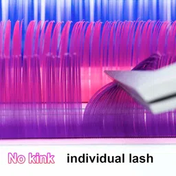 NAGARAKU 8 Colors Rainbow False Eyelash Extensions - Curl C 10/0.15 image 3