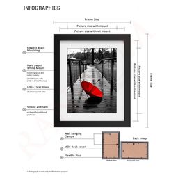 RANDOM Set Of 3 Black & White Individual Photo Frames image 3