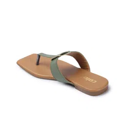Colo Open Toe T-Strap flats image 4