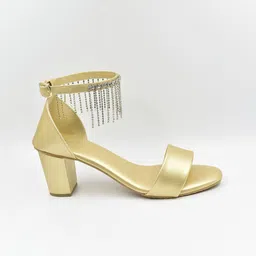 SHRIVAS BY ARCHITA MEHTA Embellished Open Toe Block Heels image 2