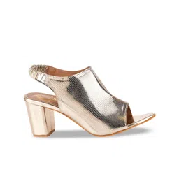 Shoetopia Textured Block Mules With Backstrap image 2