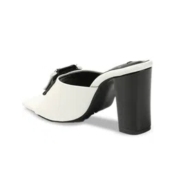 ELLE Buckle Embellished Open Toe Block Heels image 2