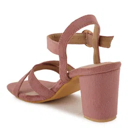 HEELSNFEELS Strappy Open Toe Block Heels image 3