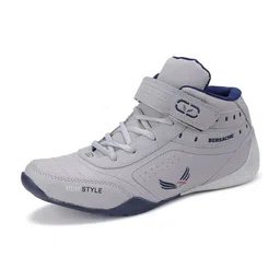 BERSACHE Men Grey Mesh Running Shoes image 2