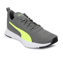 Puma Unisex Grey Mesh Running Shoes image 5