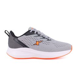 Sparx Men Grey & Orange Mesh Running Non-Marking Shoes image 4