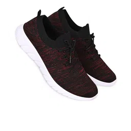 TPENT Men Red Mesh Running Shoes image 3