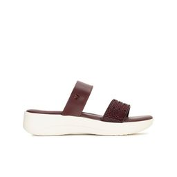 Bata comfit Textured Open Toe Wedges image 3