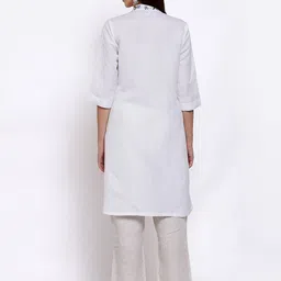 DART STUDIO Floral Embroidered Open Front Longline Shrug image 4