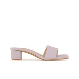 Mast & Harbour Lavender Open Toe Block Heels image 2