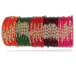 NMII Set Of 40 Bead Studded Bangles image 2