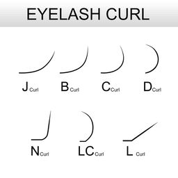 NAGARAKU Premium Classic 16 Rows Tray 7-15mm False Eyelash Extensions - Curl-N 0.10 image 3