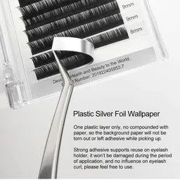 NAGARAKU Laser Beehive Longer Lasting 16 Rows Eyelash Extension - Curl C image 2