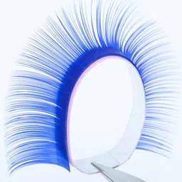 NAGARAKU Red, Blue & Yellow 8 Colors Eyelash Extensions - Curl C image 4
