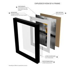 RANDOM Set Of 6 White Solid Individual Photo Frames image 4