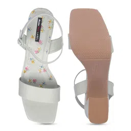 Bata Printed Open Toe Block Heels image 4