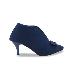 Shoetopia Textured Suede Block with Buckles image 2