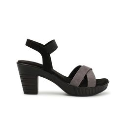 Denill Cross Strap Open Toe Platform Heels With Backstrap image 2
