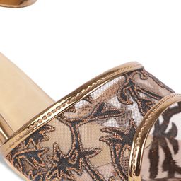 Action Printed Party Block Transparent Heels image 2