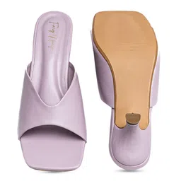 Dapper Feet-Fancy Nancy Square Toe Kitten Heels image 4
