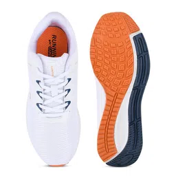 Campus Men White Mesh Running Shoes image 2