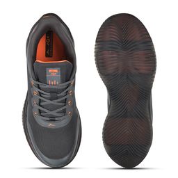 JQR Men JQR MAX Grey Mesh Running Non-Marking Shoes image 4