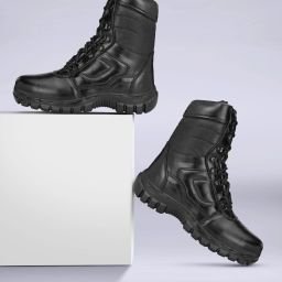 LEATHER COMBAT ARMY BOOT SHOES/ARMY SHOES/DMS SHOES FOR MEN Boots For Men-picture-8
