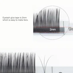 NAGARAKU Laser Beehive Longer Lasting 16 Rows Eyelash Extension - Curl C - 0.07/10 image 3