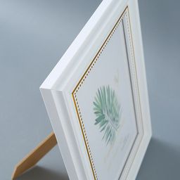 Kuber Industries White & Gold Toned Self Design MDF Table Photo Frames image 5
