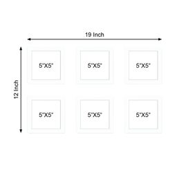 RANDOM Set Of 6 White Solid Individual Photo Frames image 5